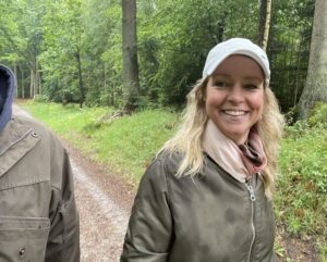 Sofie Henriksen i skoven ledersparring